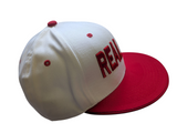 REAL (Realize Everyone Ain't Loyal ) White/Red Two Tone Snapback