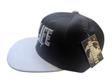 Jet Life Embroidered Two Tone Black/Grey Snapback Hat Cap