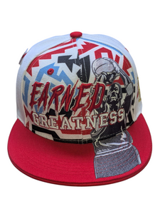 Chicago Legend Earned Greatness 23 Legend White/Red Snapback Hat Cap