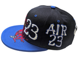Chicago Fire Skull 23 Legend Black/Blue Snapback Hat Cap