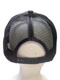 Mexico Eagle Western Black Trucker Mesh Back Baseball Cap