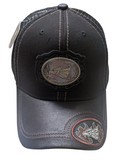 Mexico Eagle Western Black Trucker Mesh Back Baseball Cap