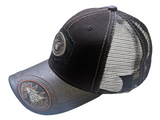 Mexico Eagle Western Black Trucker Mesh Back Baseball Cap