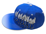 El Salvador Flag Graffiti Style Royal Blue Snapback Hat