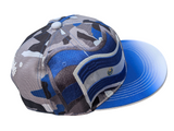 El Salvador Flag Graffiti Style Camouflage Snapback Hat