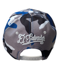 El Salvador Flag Graffiti Style Camouflage Snapback Hat