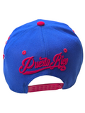 Puerto Rico Flag Thunder Style Royal Blue/Red Snapback Hat