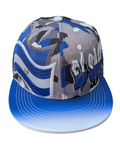 El Salvador Flag Graffiti Style Camouflage Snapback Hat