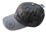 US Air Force Retro Zero Dark Pigmented Black Baseball Cap
