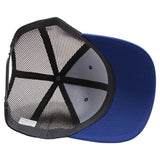 Cambridge Mesh Back Trucker Hat Cap (Blue/Black)