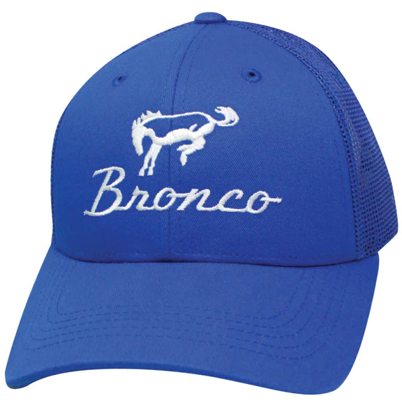 Ford Bronco Royal Blue Mesh Auto Mesh Hat Cap