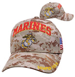 US Marines Digital Pride Camouflage Baseball Cap