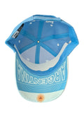 Argentina Flag Under Brim Sky Blue/White Baseball Hat Cap under brim detail