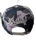 Dallas City Name Graffiti Style Snapback Cap back view