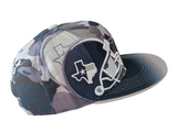 Dallas City Name Graffiti Style Snapback Cap side view