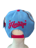 Houston graffiti style snapback cap back view