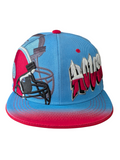 Houston graffiti style snapback cap front view
