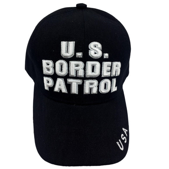 US Border Patrol Embroidered Black Baseball Cap