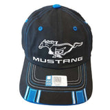 Ford Mustang Logo Black/Blue Auto Hat Cap