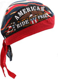 Danbanna American Ride Free Headwrap Doo Rag Skull Cap