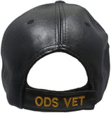 US Military Desert Storm Veteran ODS Vet Brim PU (Plyurethane) Black Baseball Hat Cap