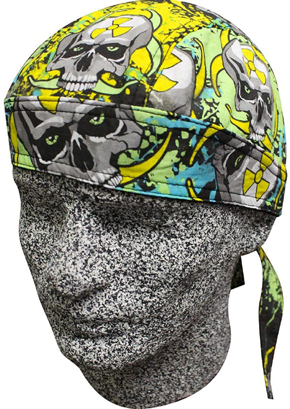 Danbanna Radioactive Headwrap Doo Rag Skull Cap