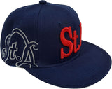 St Louis City Jumbo Logo Style Snapback Cap (Blue)