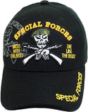 US Military Special Forces Baseball Hat Cap, One Size, Black