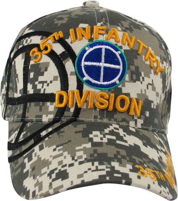 US Military 35th Infantry Division Camouflage Baseball Hat Cap