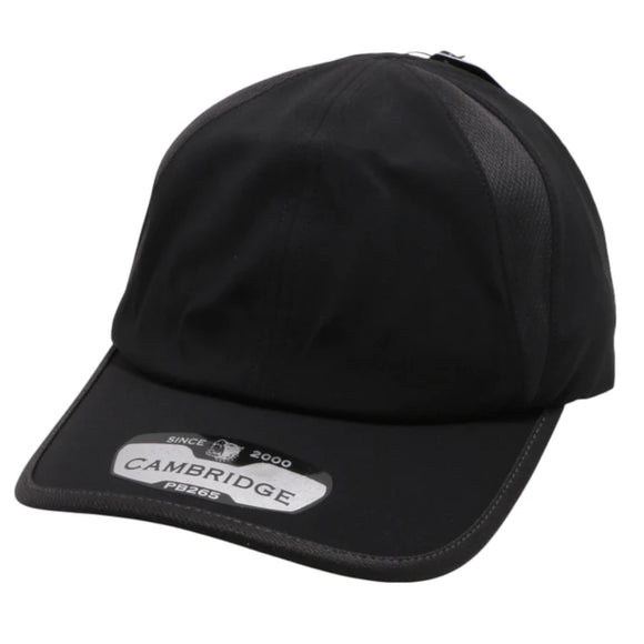 Cambridge Active Wear Unstructured Hat Cap (Black)
