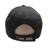AMAZING GRACE Christian Baseball Hat Cap (Denim Black)