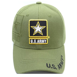US Military Army Star Shadow Green Adjustable Baseball Hat Cap