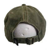 Bad Hair Day Pigment Vintage Cotton Baseball Hat Cap (Green)