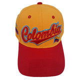 Colombia Baseball Hat Cap (Yellow/Red)