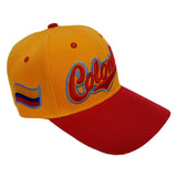 Colombia Baseball Hat Cap (Yellow/Red)
