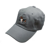 Beagle Dog Design Cotton Baseball Cap (Grey)