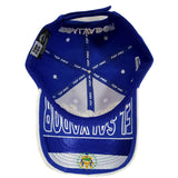 El Salvador Flash Style Baseball Hat Cap (Royal Blue/White)