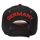 Germany Baseball Hat Cap (Black/Red)