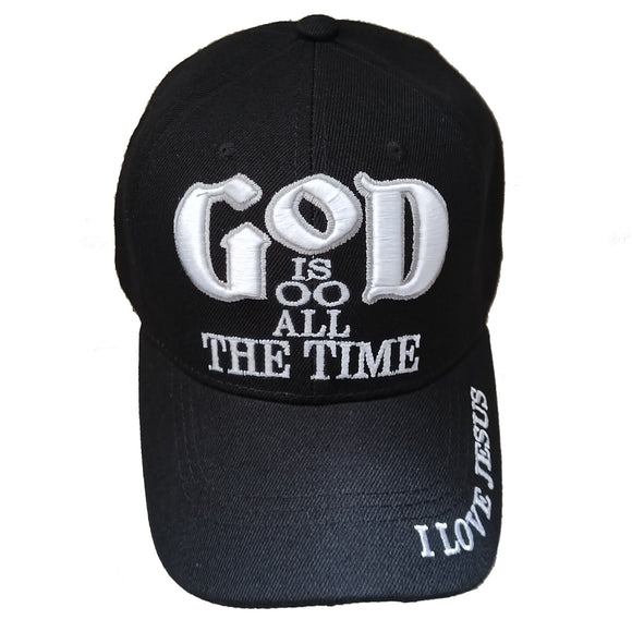 GOD IS GOOD ALL THE TIME Baseball Hat Cap (Black)
