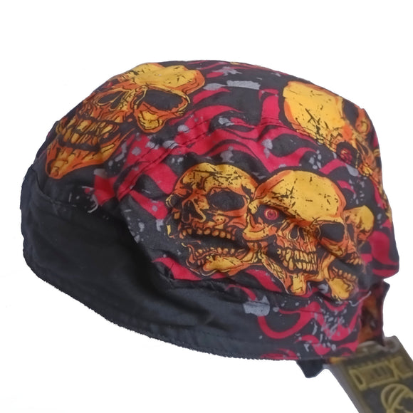 Danbanna Laughing Inferno Headwrap Doo Rag Skull Cap