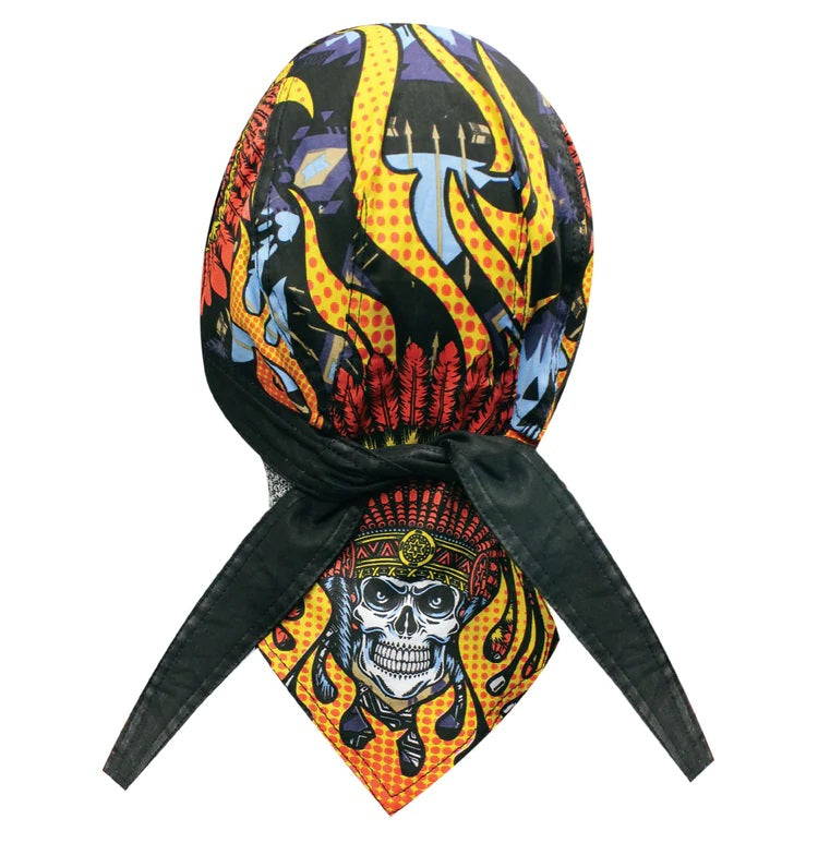 Danbanna Native Wrath Headwrap Doo Rag Skull Cap – Hat Crew