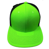 Cambridge Mesh Back Trucker Hat Cap (Neon/Black)