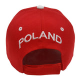 Poland Baseball Hat Cap (Red/White)