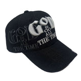 GOD IS GOOD ALL THE TIME Baseball Hat Cap (Denim Black)