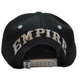 Empire (Built From The Ground) Embroidery Black/Grey Snapback Hat Cap