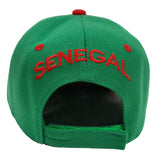 Senegal Baseball Hat Cap (Green/Red)